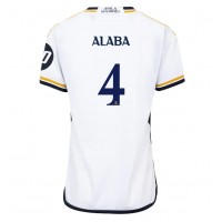 Fotbalové Dres Real Madrid David Alaba #4 Dámské Domácí 2023-24 Krátký Rukáv